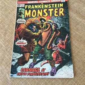 Marvel Frankenstein Monster Comic - Multicolor Cover